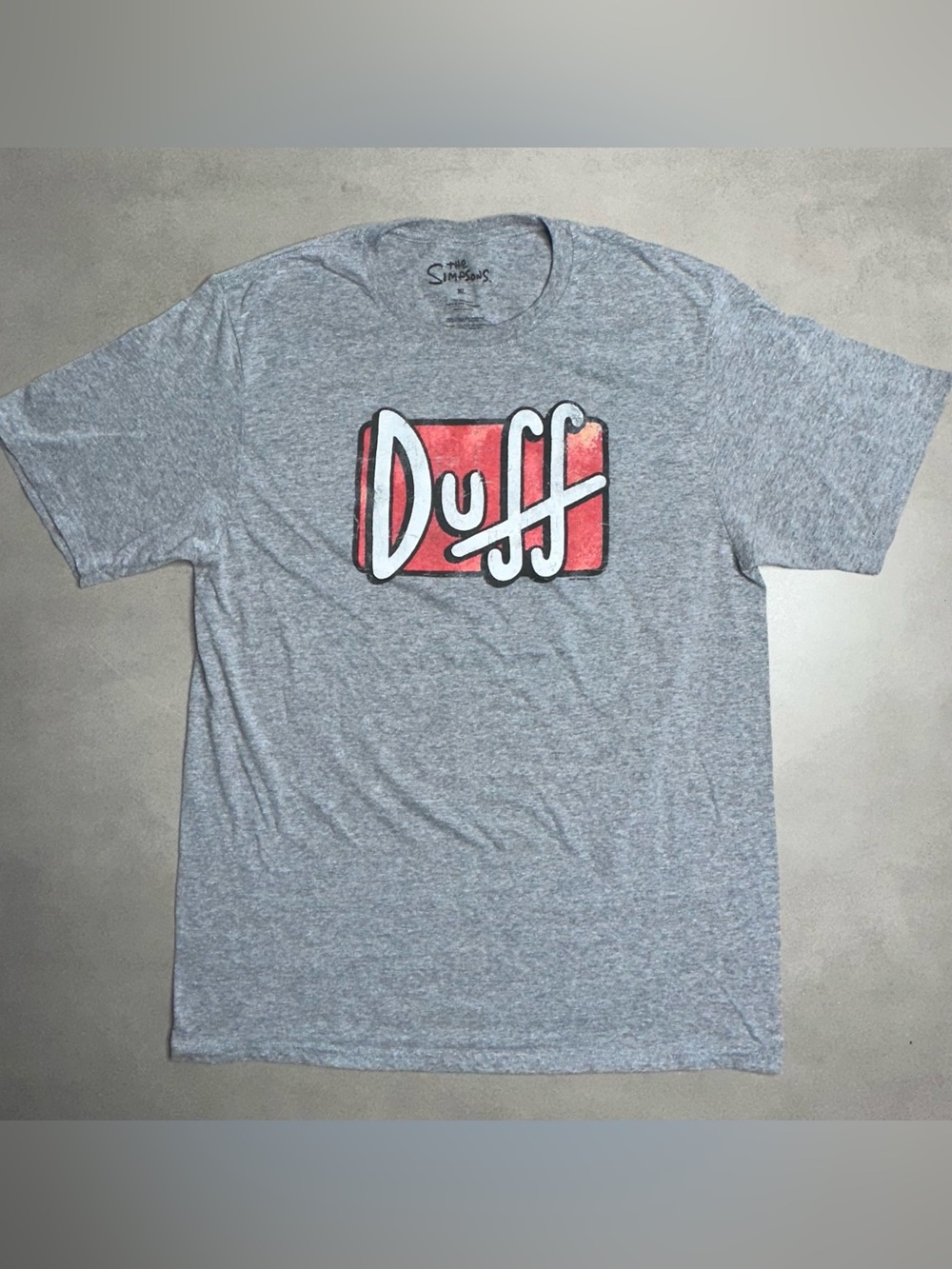 Universal The Simpsons Duff Beer T-Shirt - XL